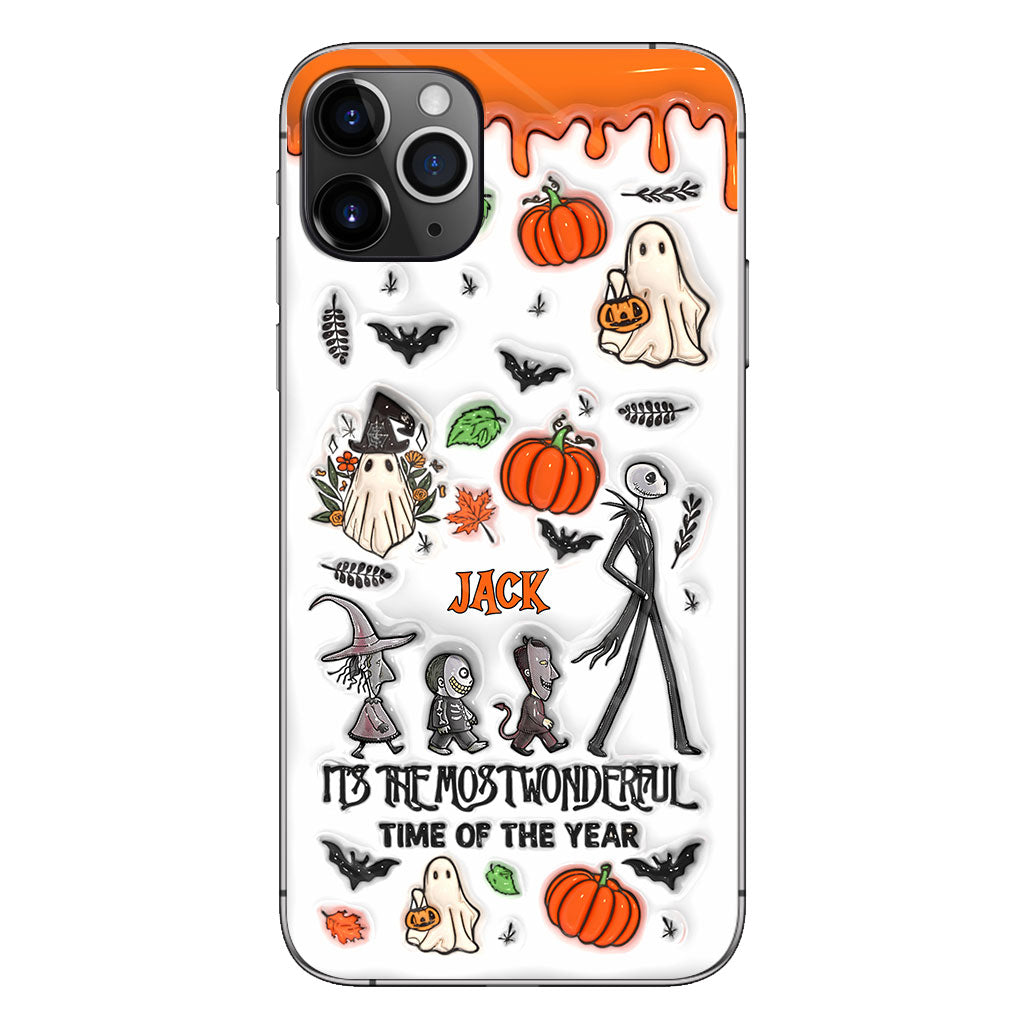 It's The Most Wonderful Time Pumpkin King - Personalized Nightmare Phone Case