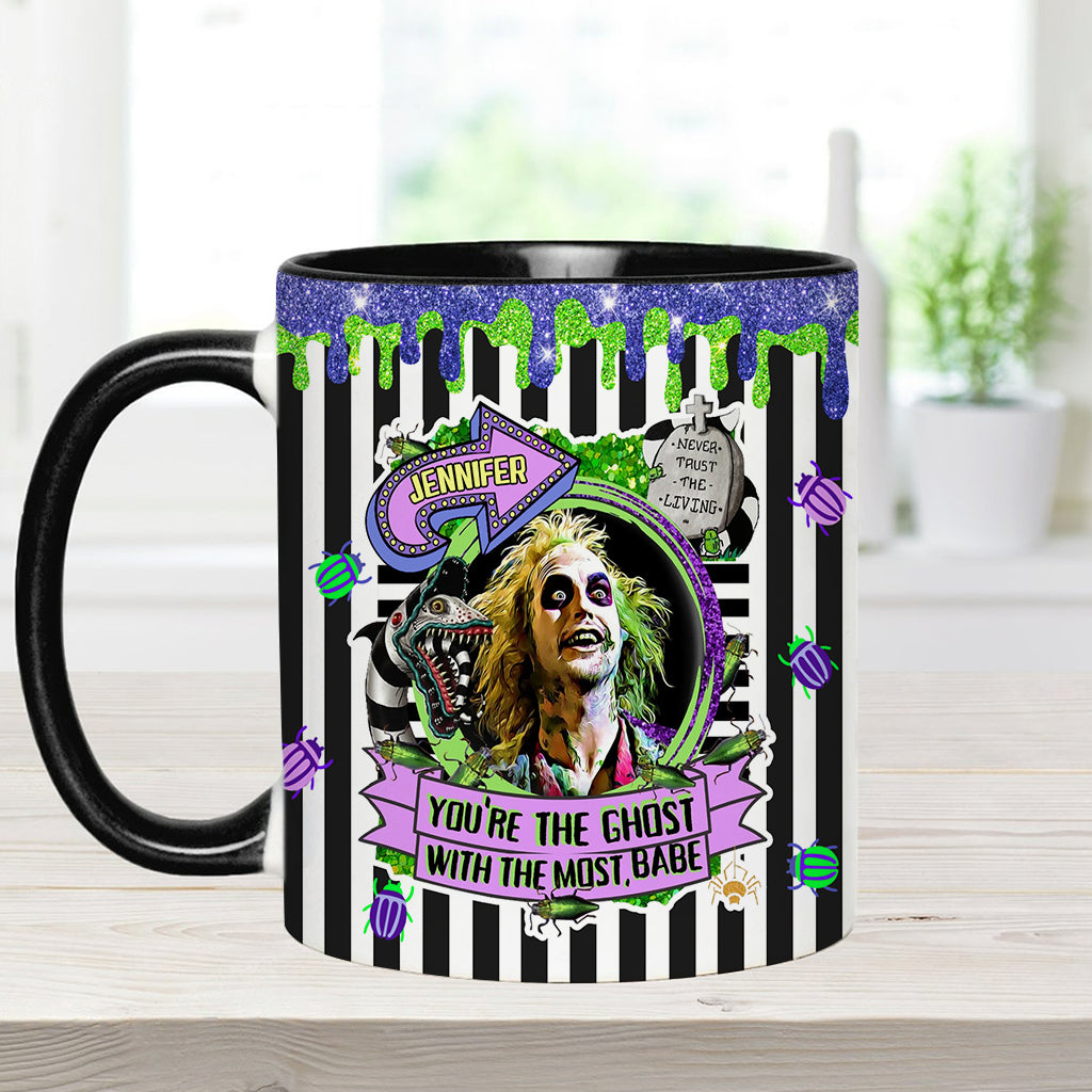 You're The Ghost With The Most - Personalized Accent Mug