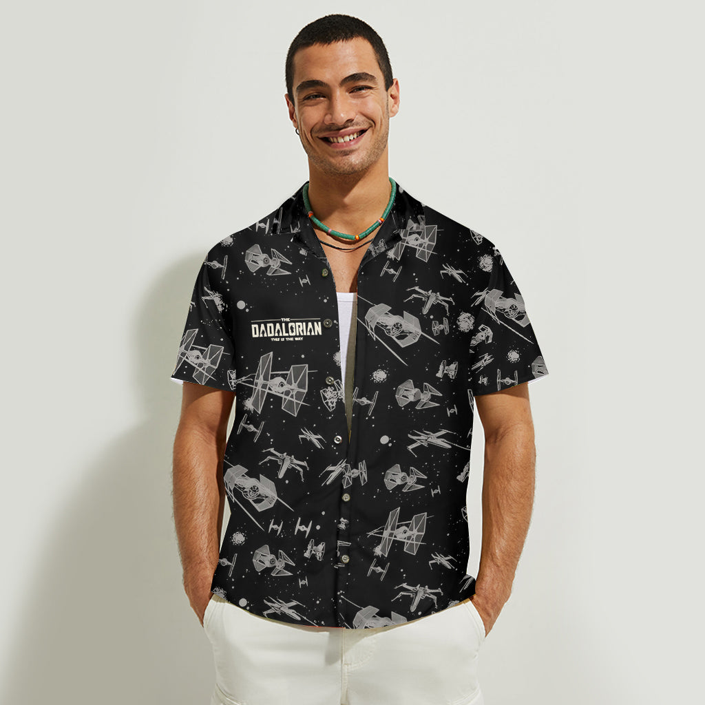 Dadalorian Best Dad Ever - Personalized The Force Hawaiian Shirt