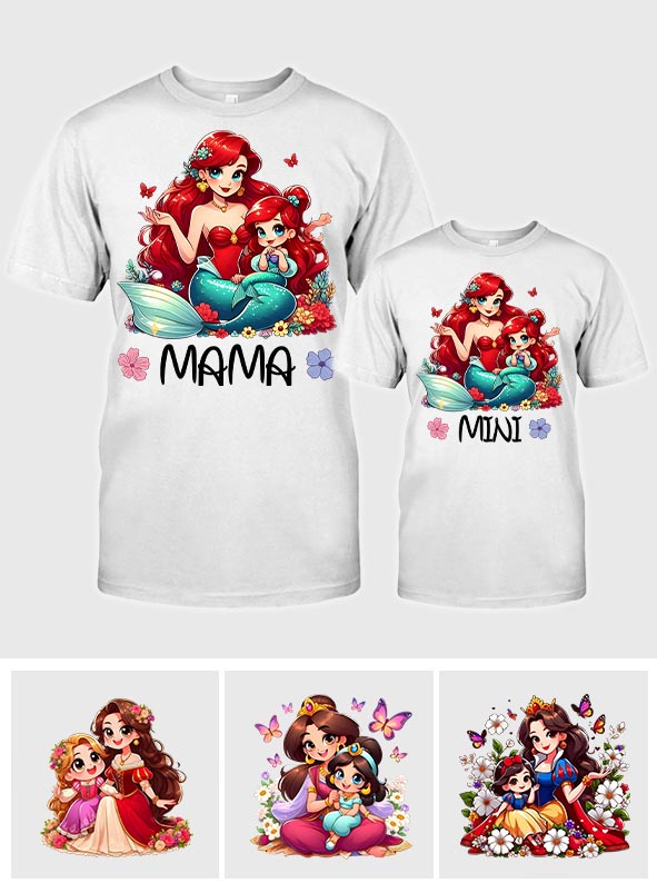 Chicano Royal Mother & Daughter - Personalized Mouse T-shirt And Hoodie