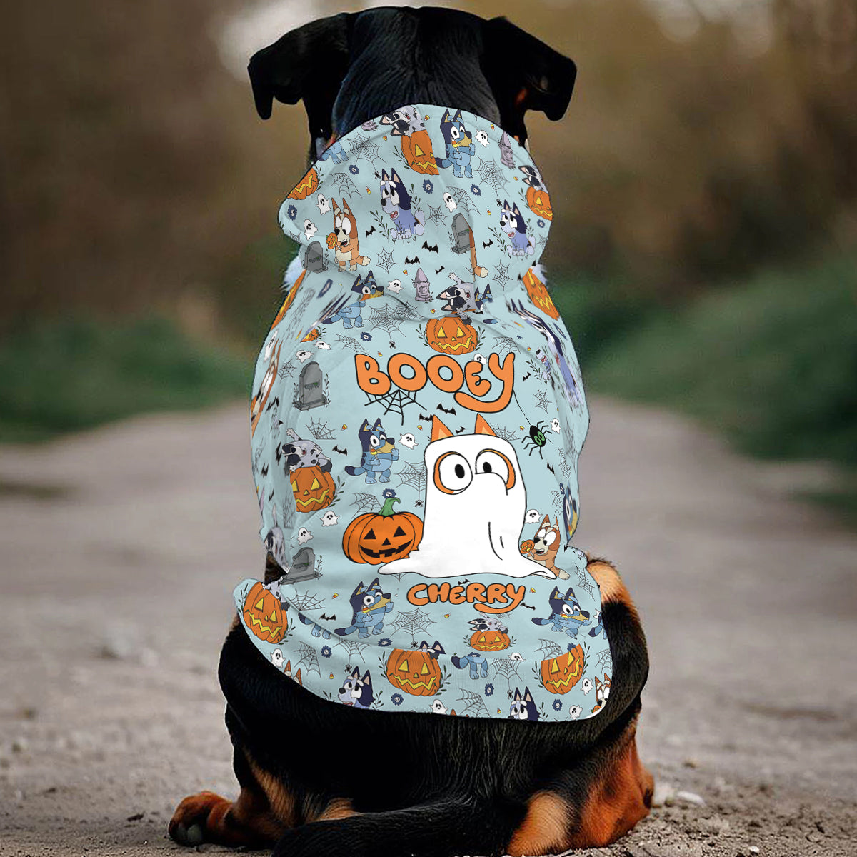 Halloween Cute Booey Dog - Personalized Dog Pet Hoodie