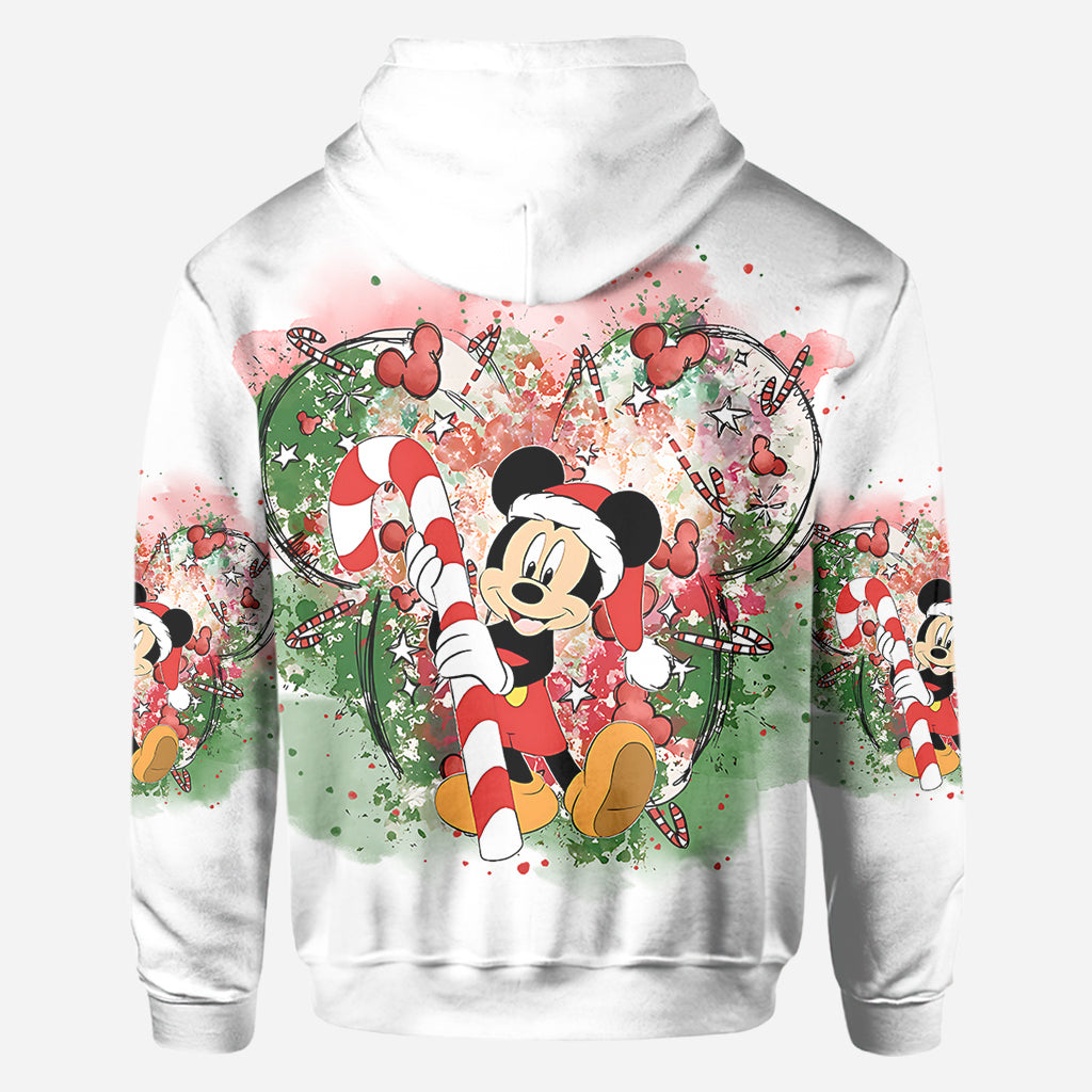 Merry Christmas - Personalized Mouse All Over Shirt