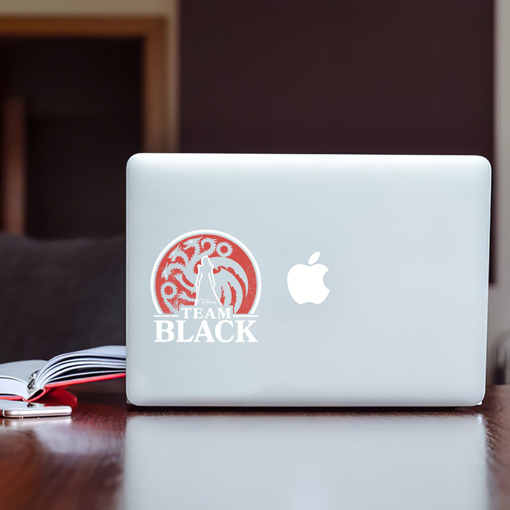 Team Black Vs Team Green - Personalized Thrones Game Decal Full