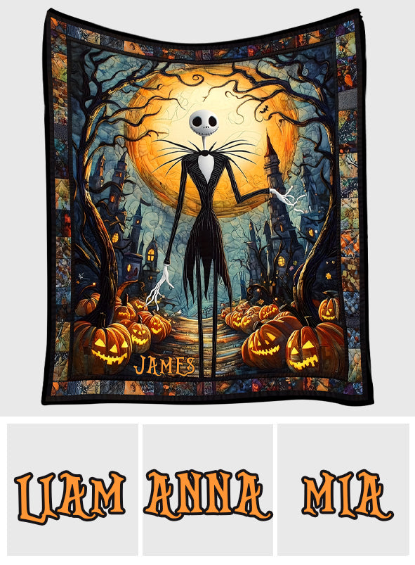 The Pumpkin King - Personalized Nightmare Quilt