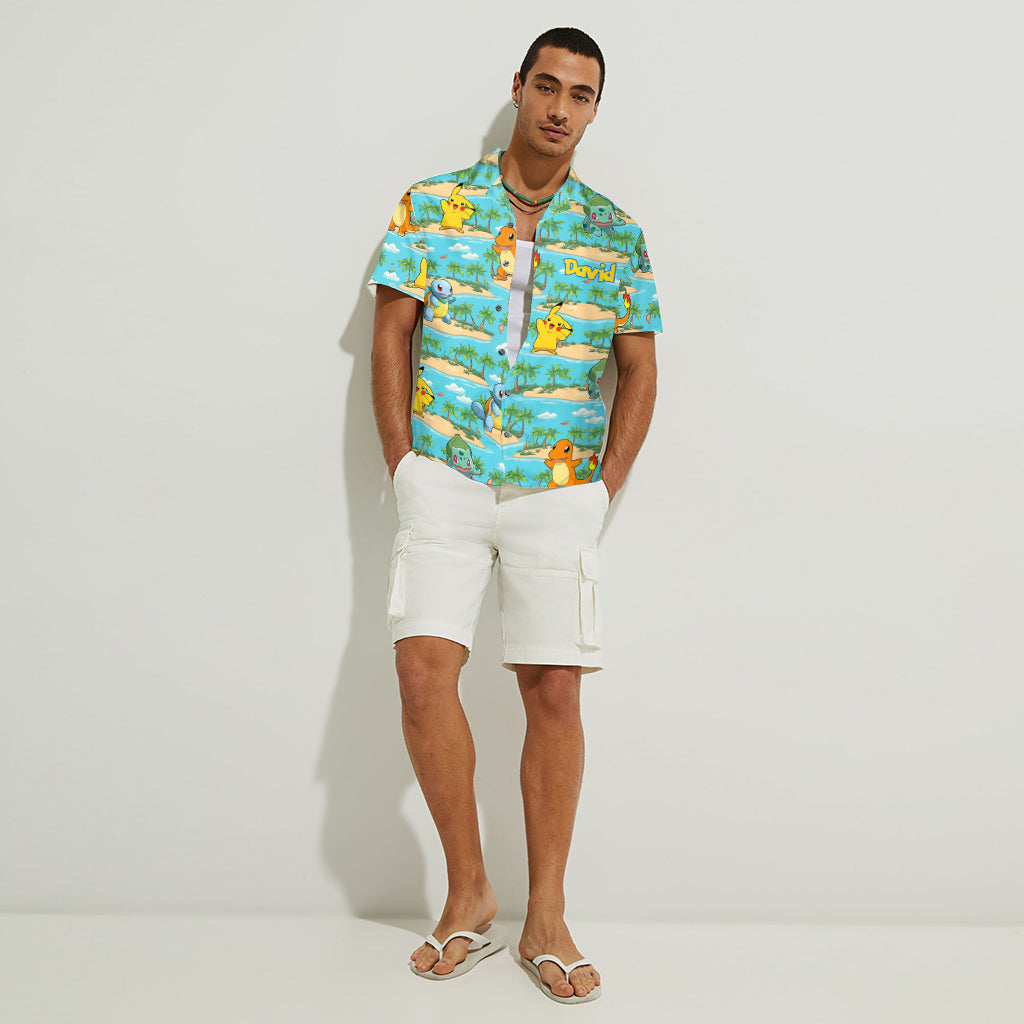 I Choose You - Personalized Monster Trainer Hawaiian Shirt