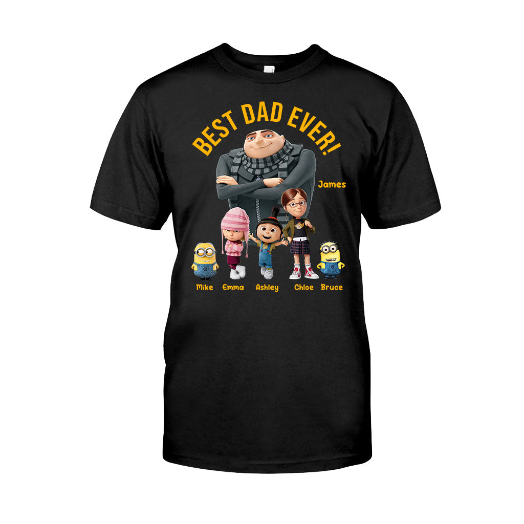 Best Dad Ever - Personalized Father T-shirt And Hoodie