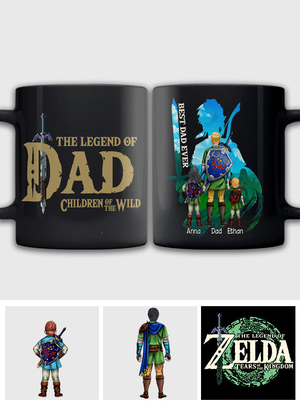 Legend Of Dad - Personalized The Hero's Legend Mug