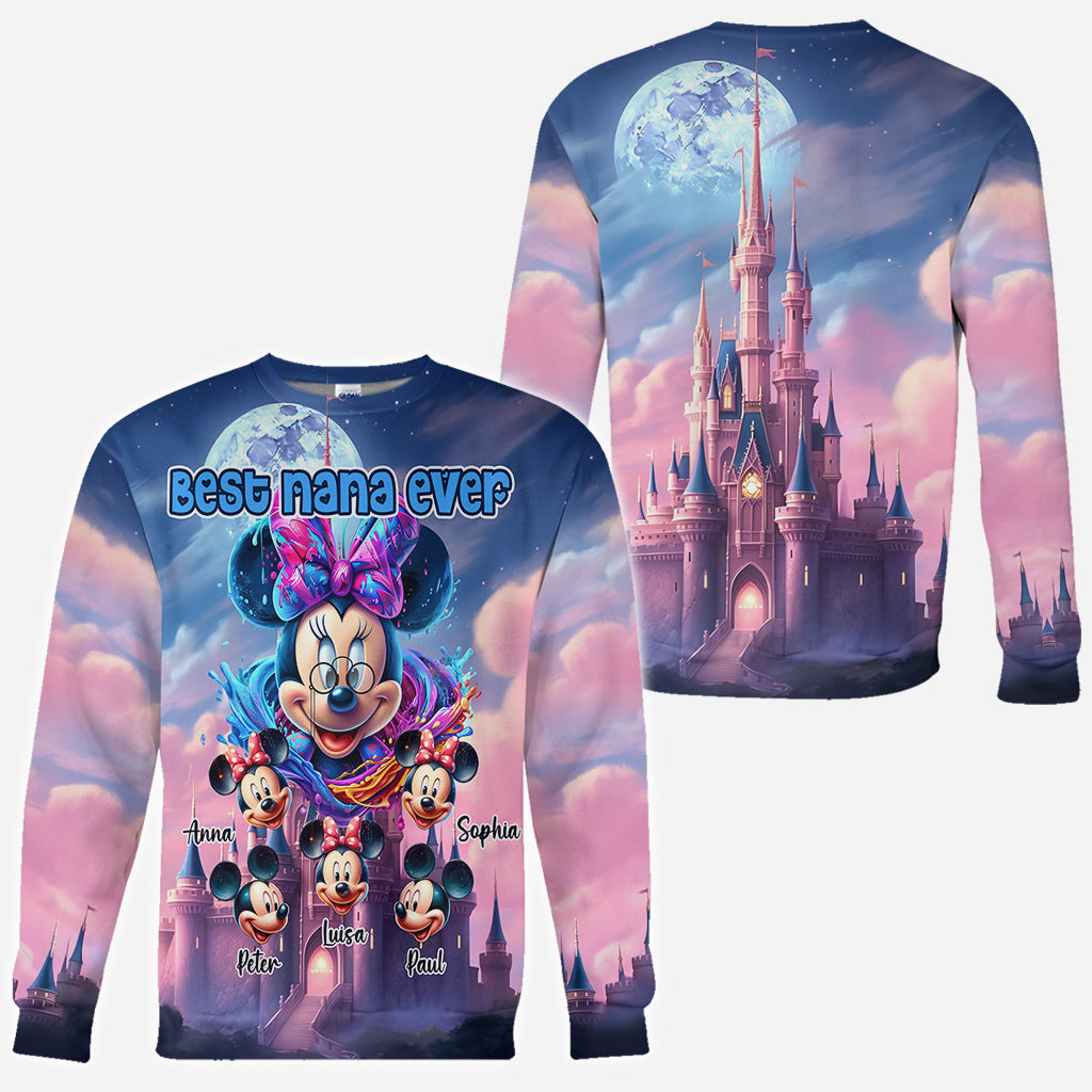 Best Nana Ever Magical Mouse Ears - Personalized Mouse All Over Shirt