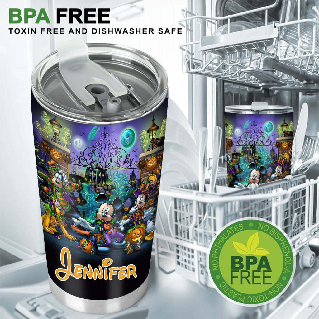 Welcome Foolish Mortals - Personalized Mouse Tumbler