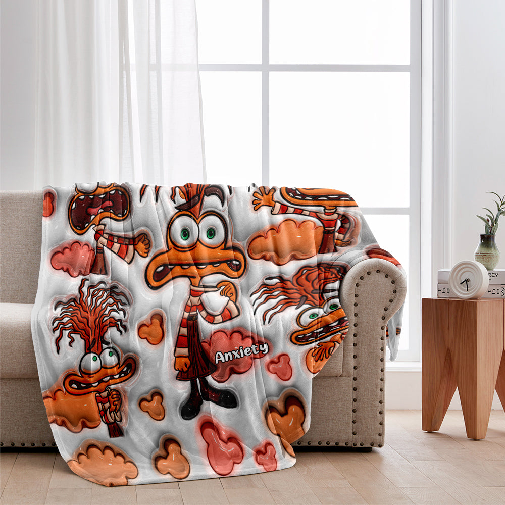 It's Ok To Feel All The Feels - Personalized Blanket