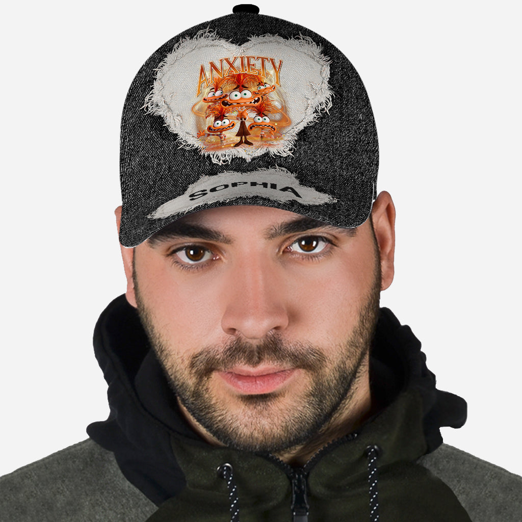 Anxiety Emotion Bootleg - Personalized Classic Cap