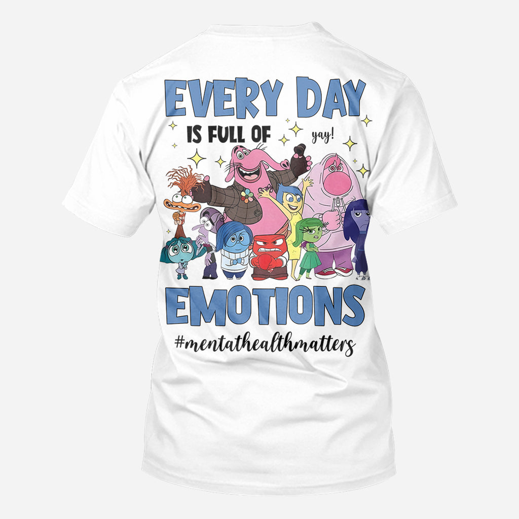 Everyday Is Full Of Emotions - Personalized All Over Shirt