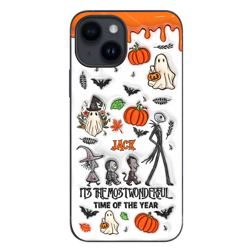 It's The Most Wonderful Time Pumpkin King - Personalized Nightmare Phone Case