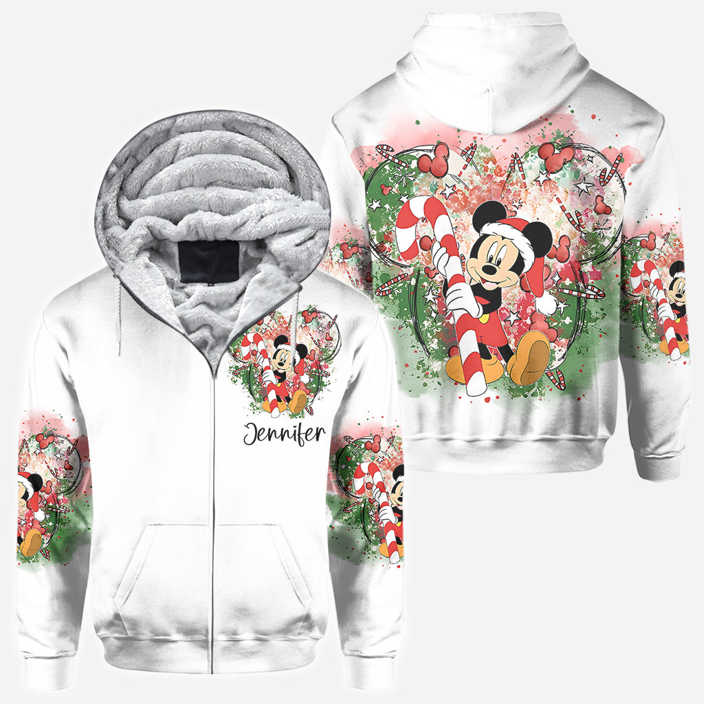 Merry Christmas - Personalized Mouse All Over Shirt