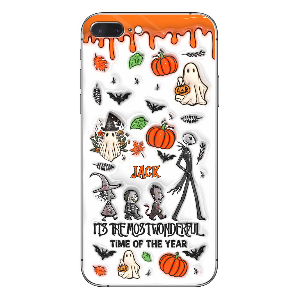 It's The Most Wonderful Time Pumpkin King - Personalized Nightmare Phone Case
