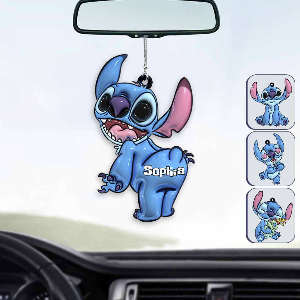 Ohana Means Family - Personalized Ohana Car Ornament