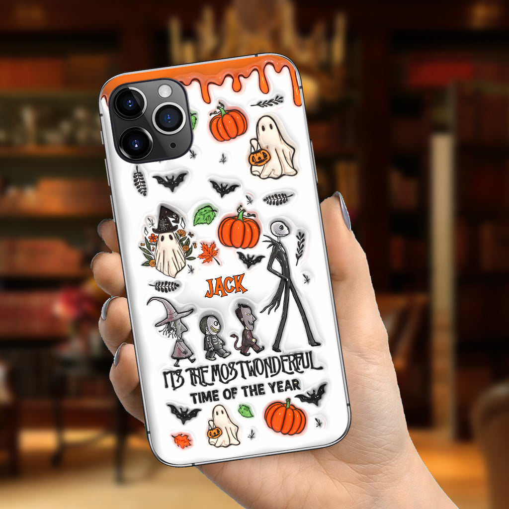 It's The Most Wonderful Time Pumpkin King - Personalized Nightmare Phone Case