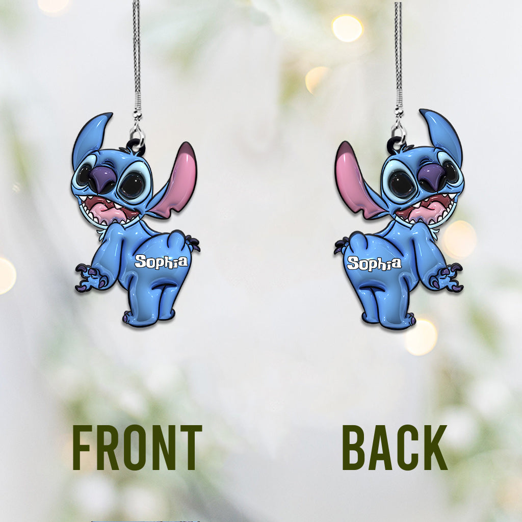 Ohana Means Family - Personalized Ohana Car Ornament