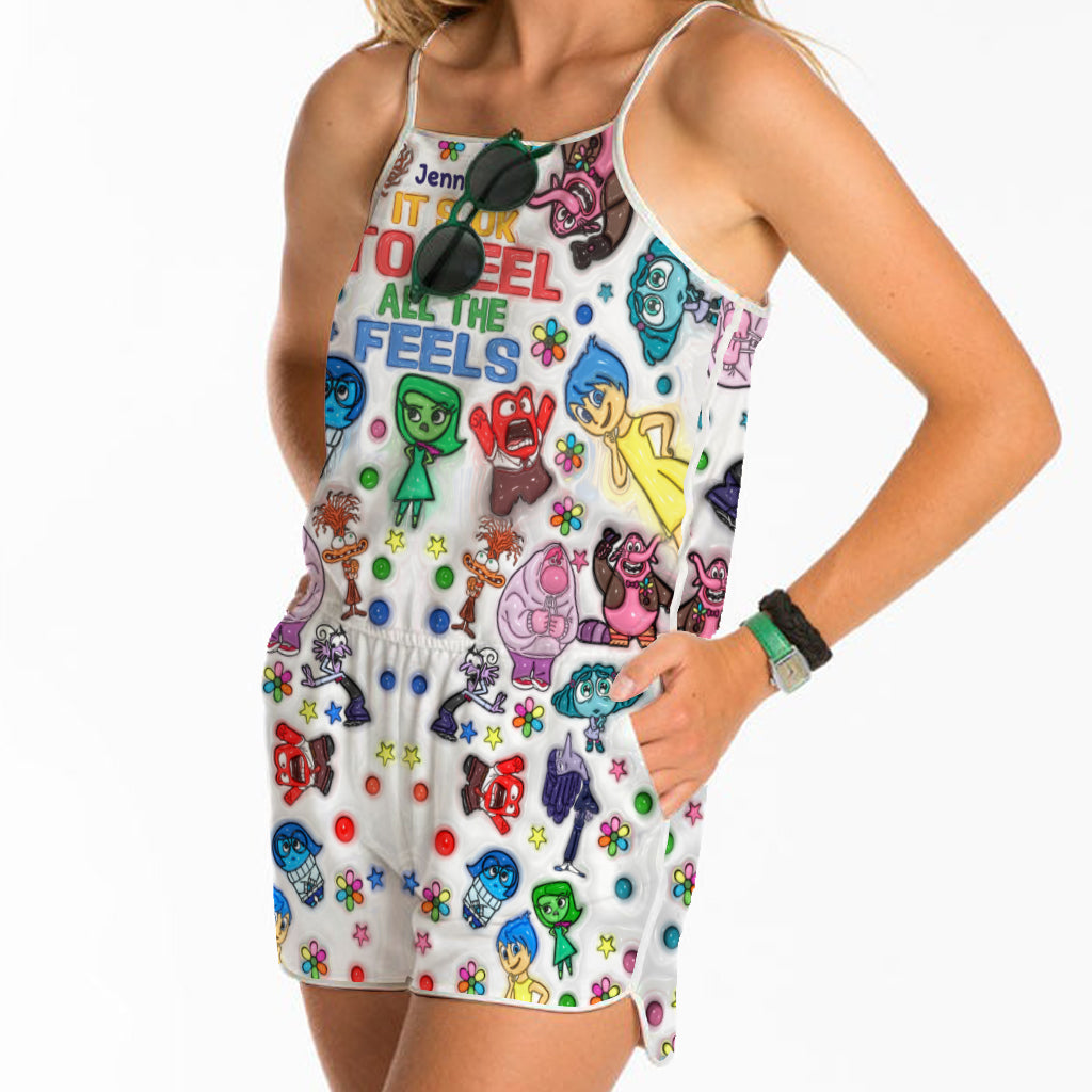 It's Ok To Feel All The Feels - Personalized Romper