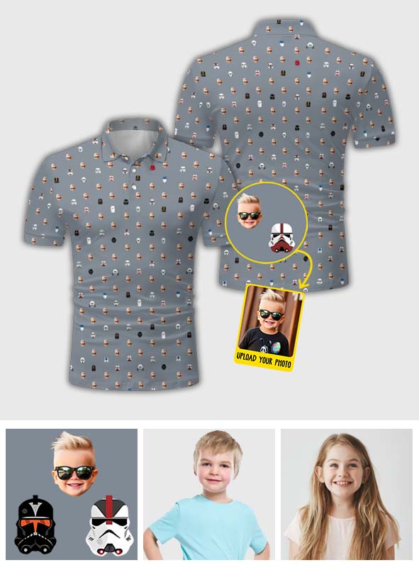 I Am Thier Dad - Personalized The Force Polo Shirt