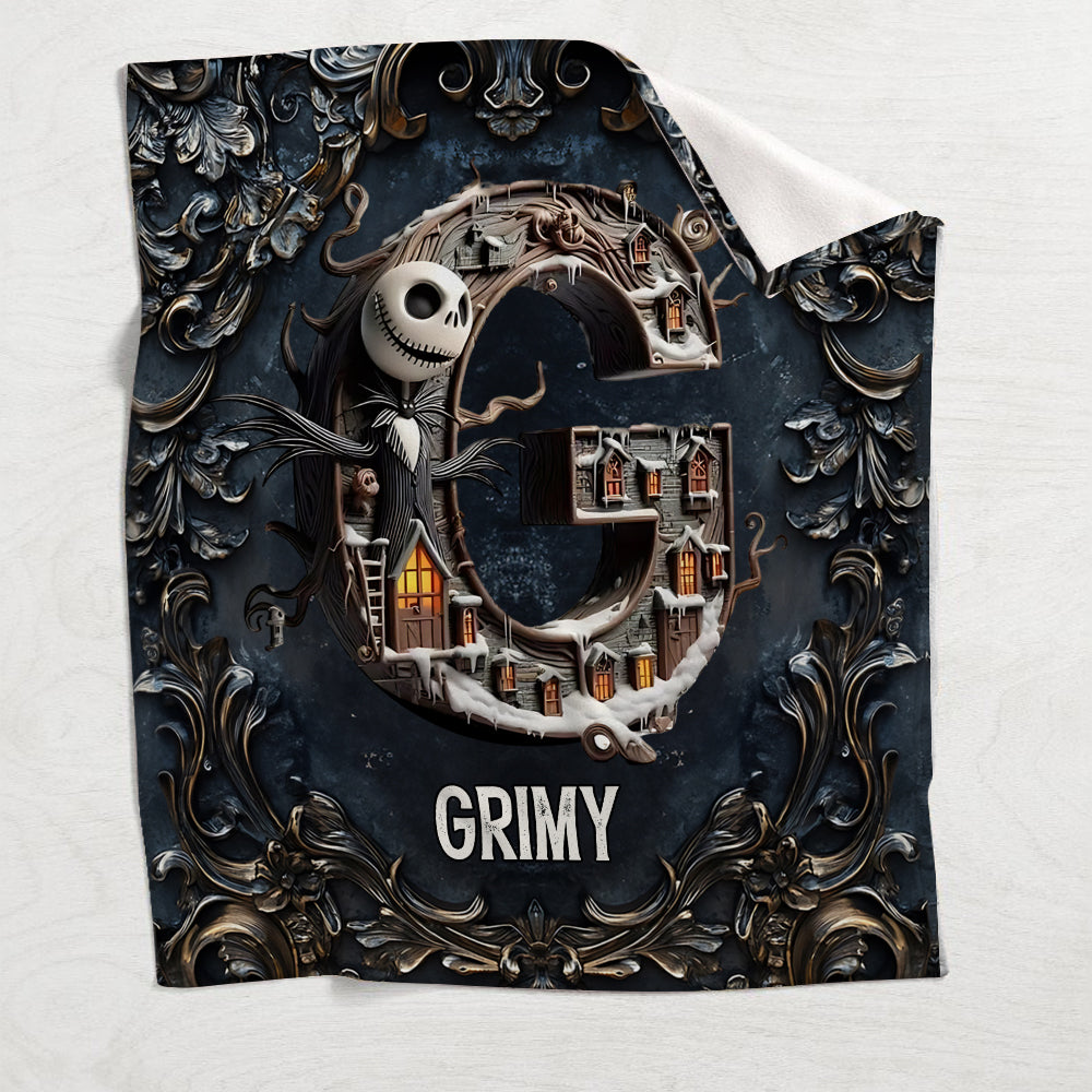 Nightmare Before Christmas - Personalized Nightmare Blanket