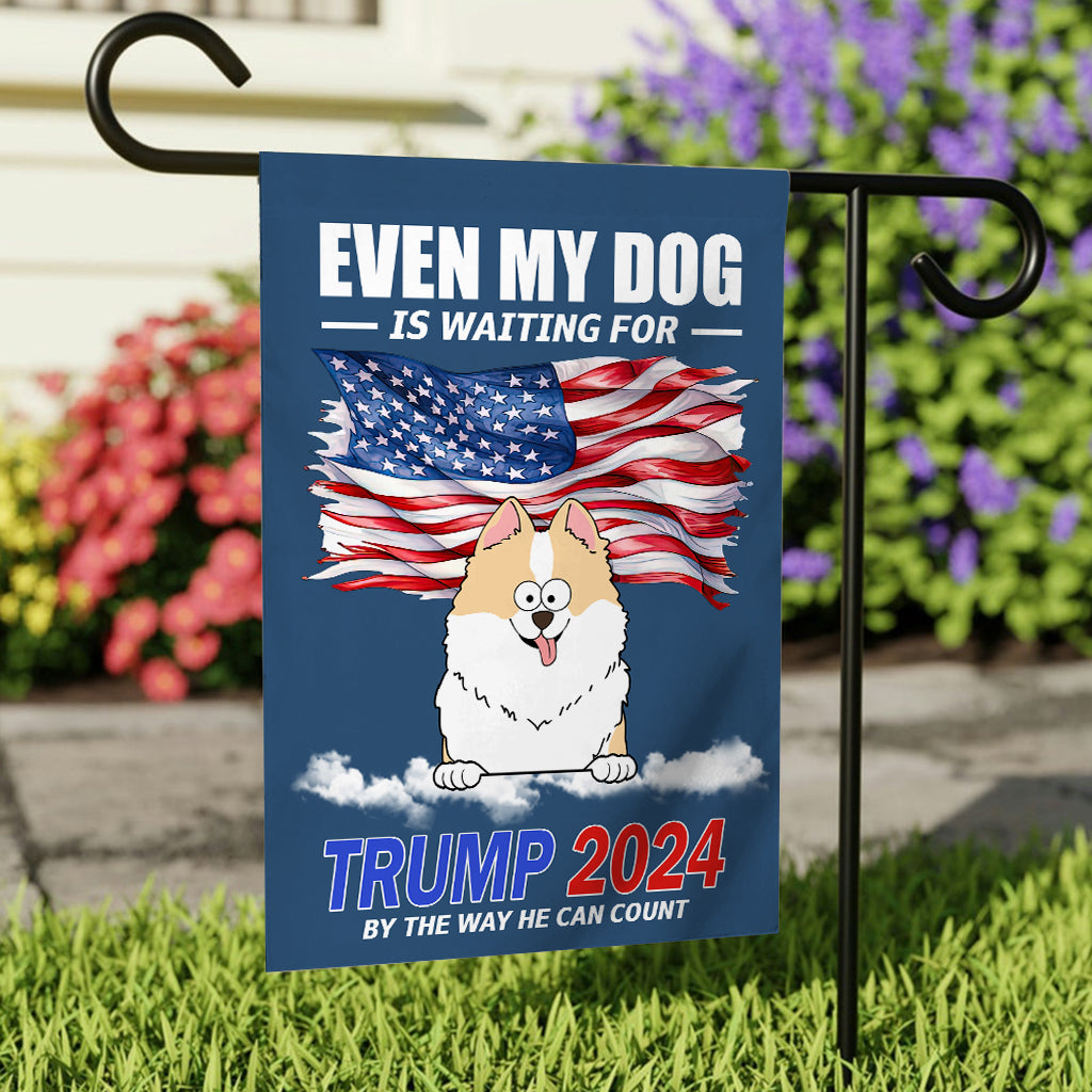 My Dog Can Count - Personalized Dog Garden Flag
