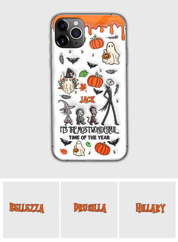 It's The Most Wonderful Time Pumpkin King - Personalized Nightmare Phone Case