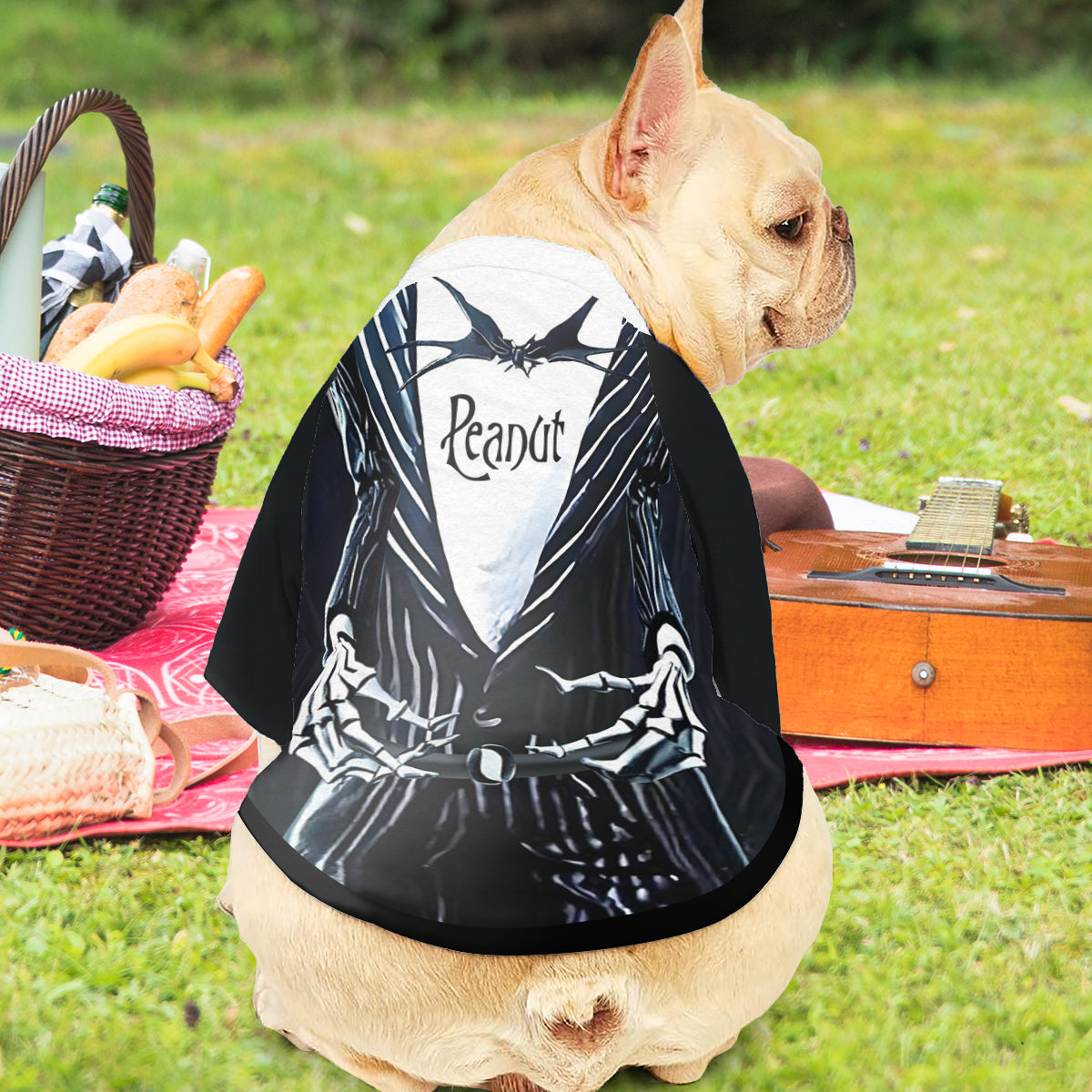 Skellington Costume For Pet - Personalized Dog Pet Shirt