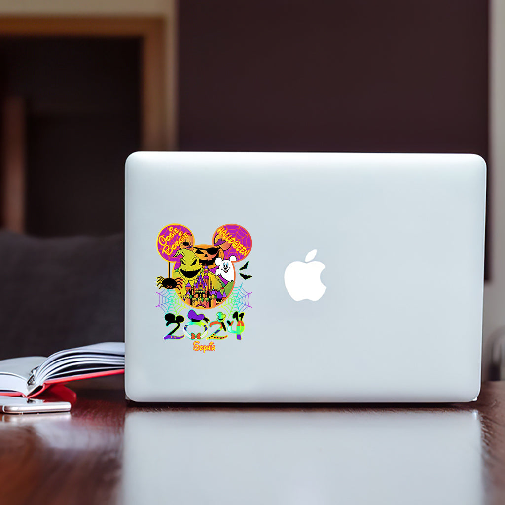Happy Halloween - Personalized Mouse Decal Full