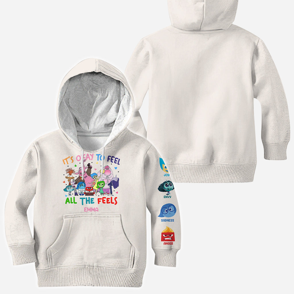It's Ok To Feel All The Feels - Personalized All Over Shirt