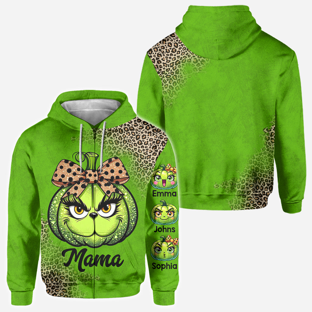 Grinchy Mama - Personalized Mother All Over Shirt