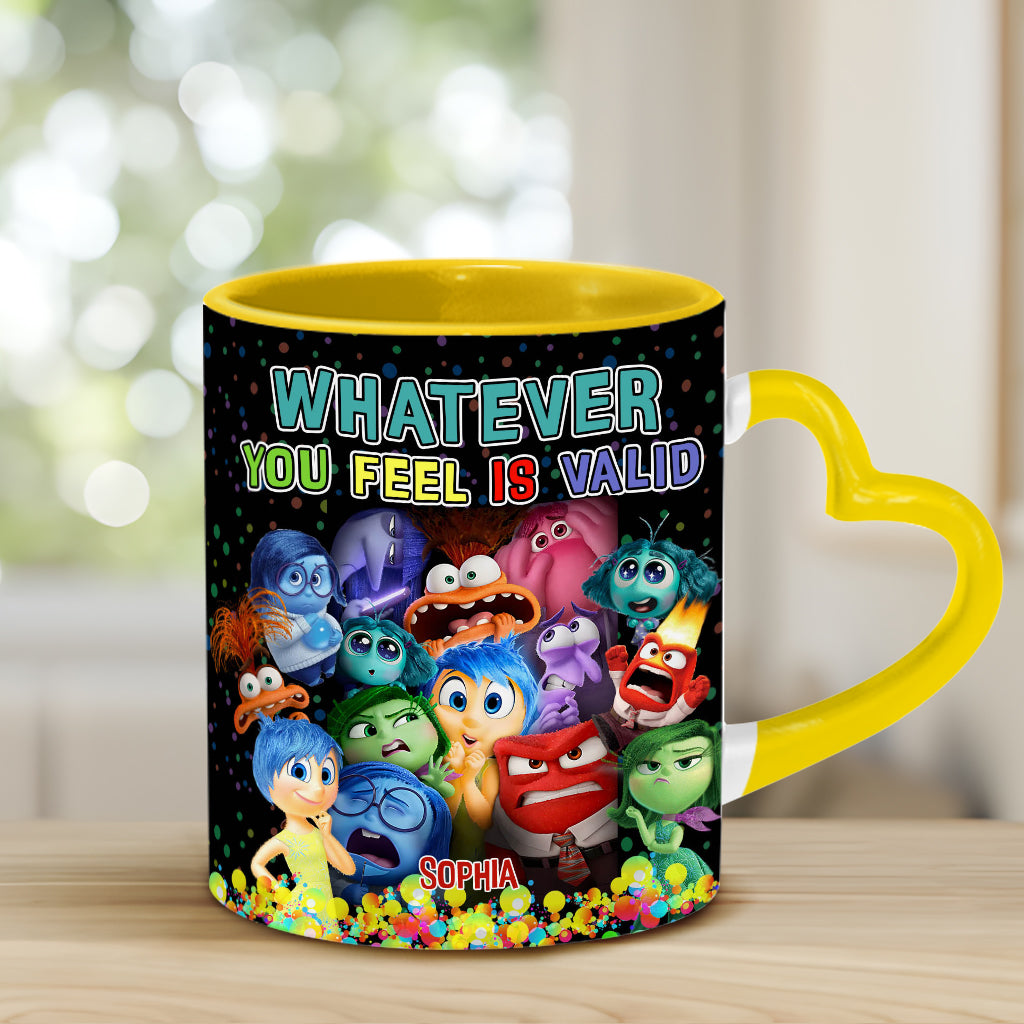 You're Valid - Personalized Heart Handle Mug
