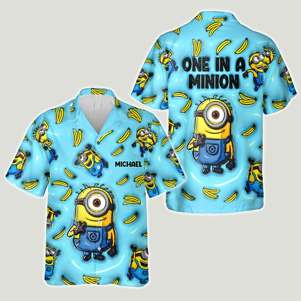 One In The Minion - Personalized Hawaiian Shirt