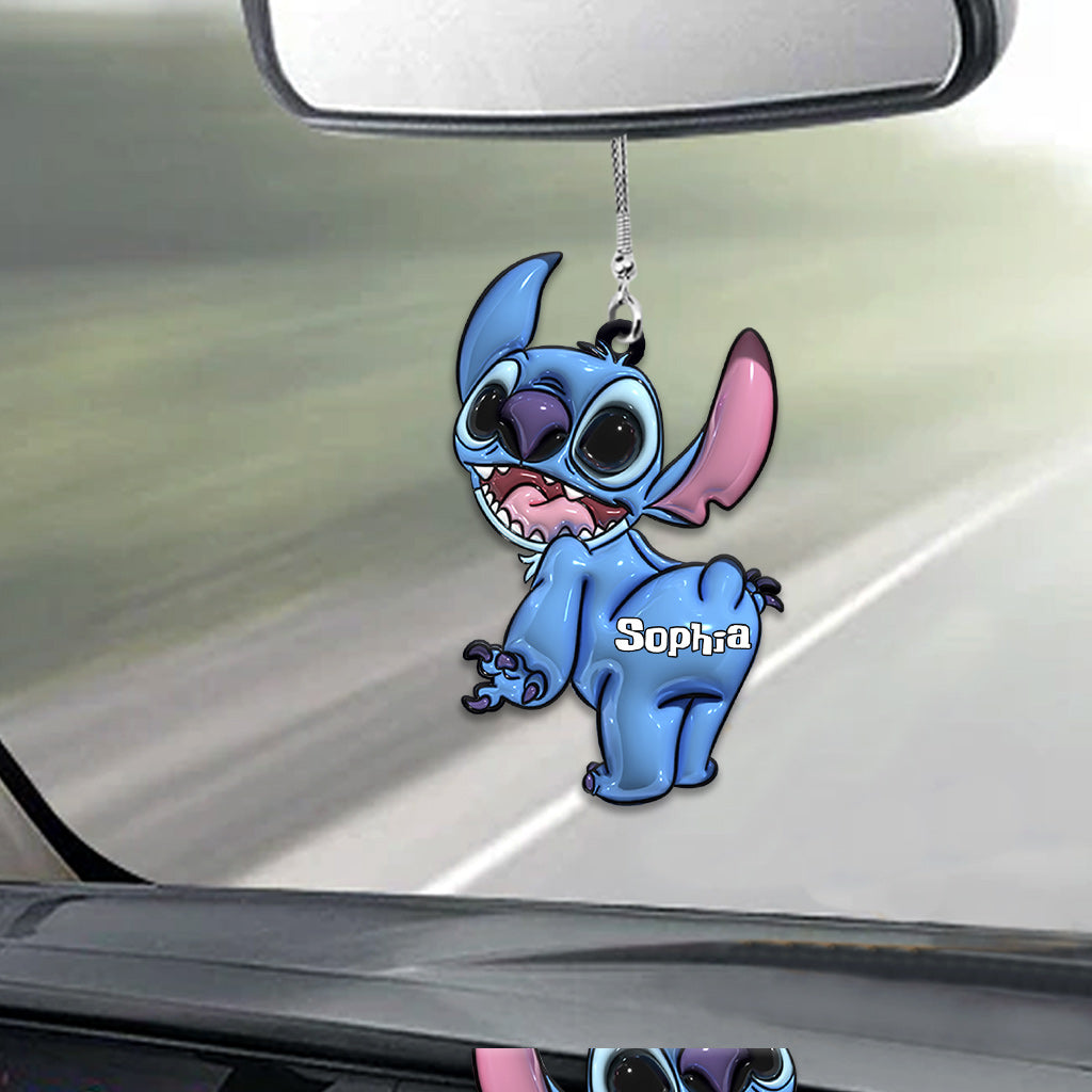 Ohana Means Family - Personalized Ohana Car Ornament