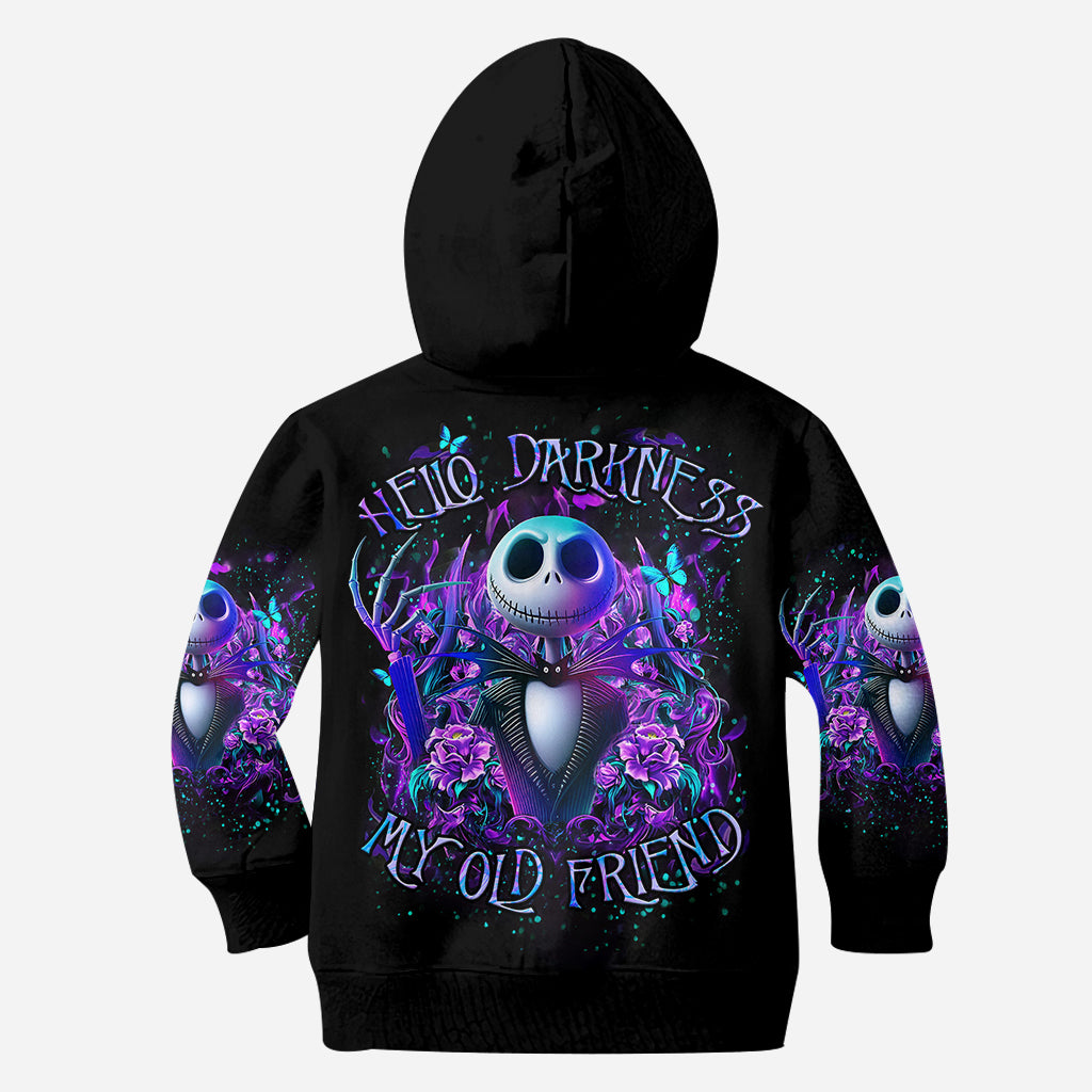 Hello Darkness My Old Friend - Personalized Nightmare All Over Shirt