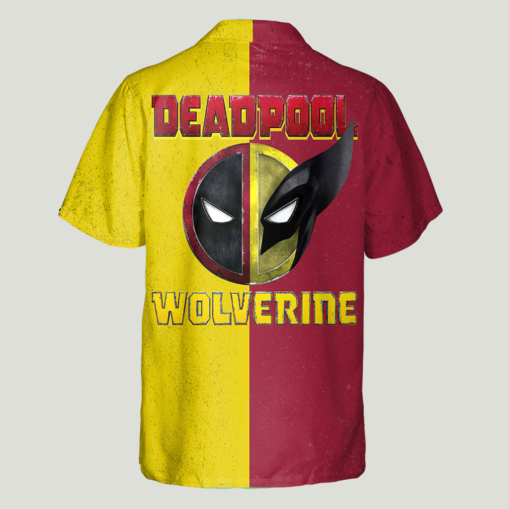 Red & Yellow Hero - Personalized The Psychopath Hawaiian Shirt