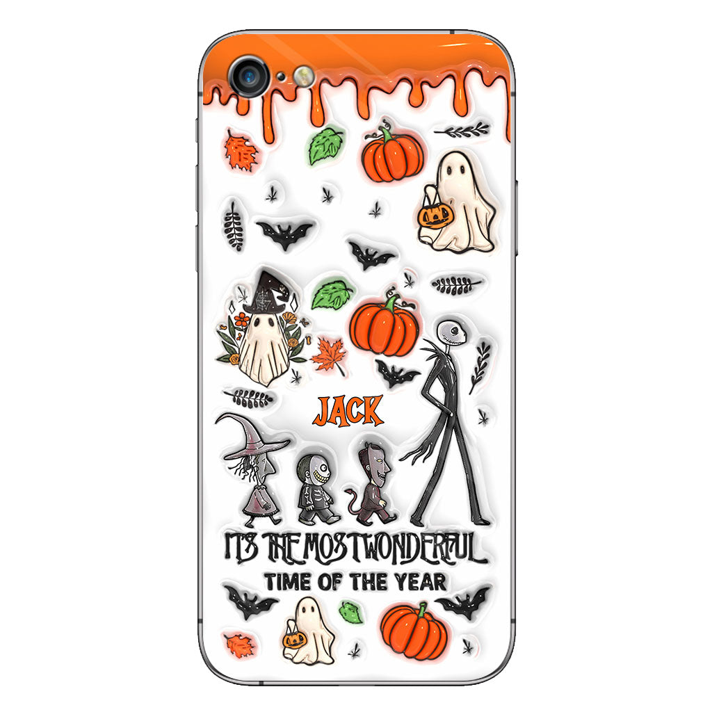 It's The Most Wonderful Time Pumpkin King - Personalized Nightmare Phone Case