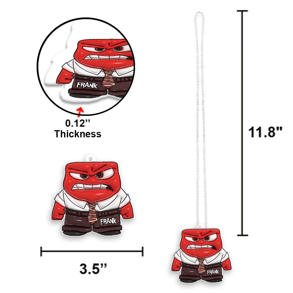 Every Emotion Is Valid - Personalized Transparent Car Ornament