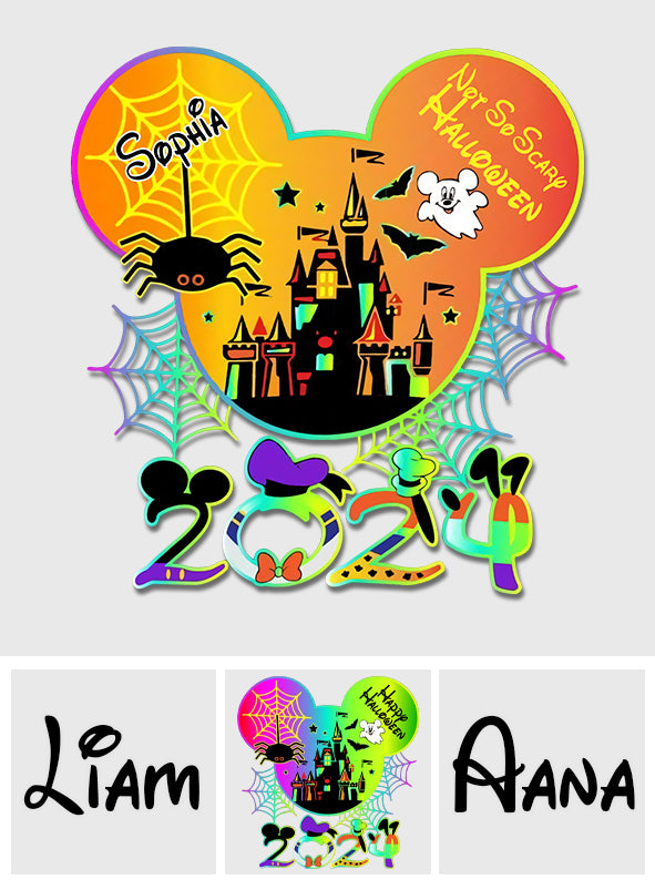 Happy Halloween - Personalized Mouse Decal Full