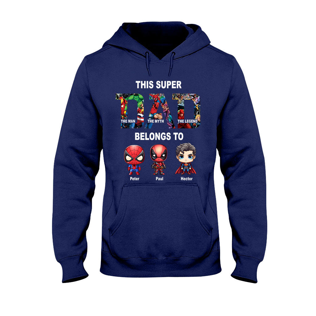 Super Dad - Personalized Father T-shirt And Hoodie