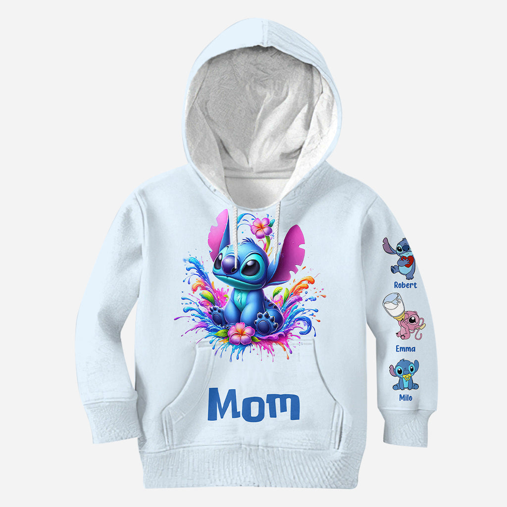 Blue Mother - Personalized Ohana All Over Shirt
