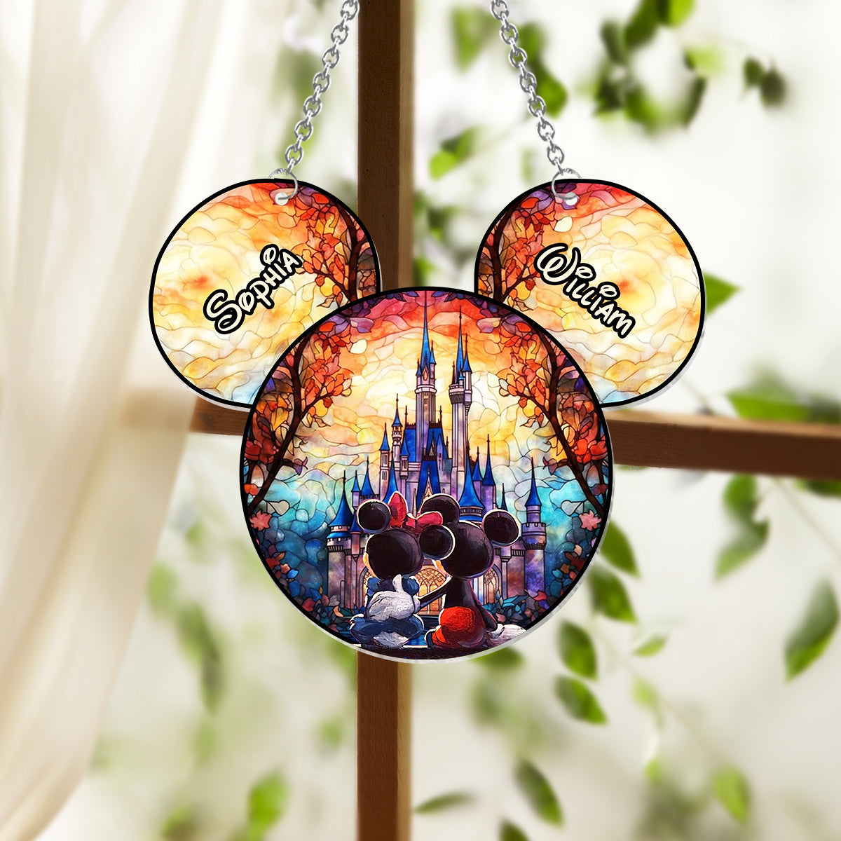 You & Me We Got This - Personalized Mouse Window Hanging Suncatcher Ornament