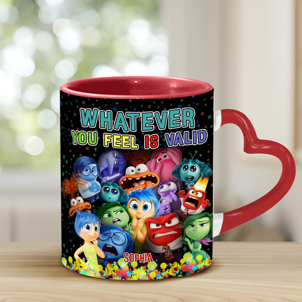 You're Valid - Personalized Heart Handle Mug