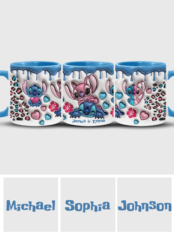 Ohana Love - Personalized Ohana Accent Mug