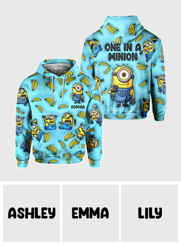 One In The Minion - Personalized All Over Shirt