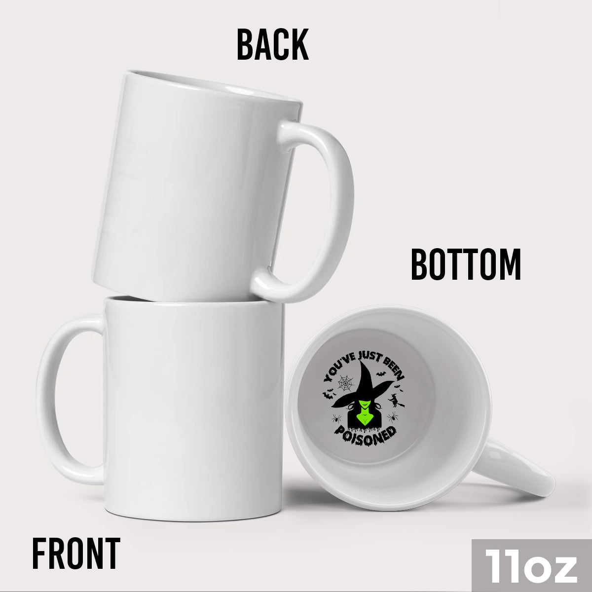 You've Just Been Poisoned - Witch Hidden Message Mug