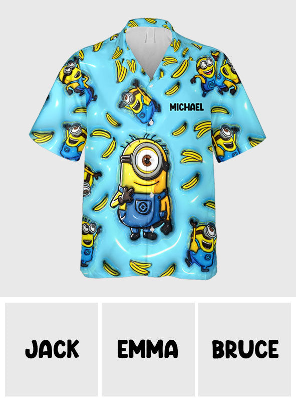 One In The Minion - Personalized Hawaiian Shirt