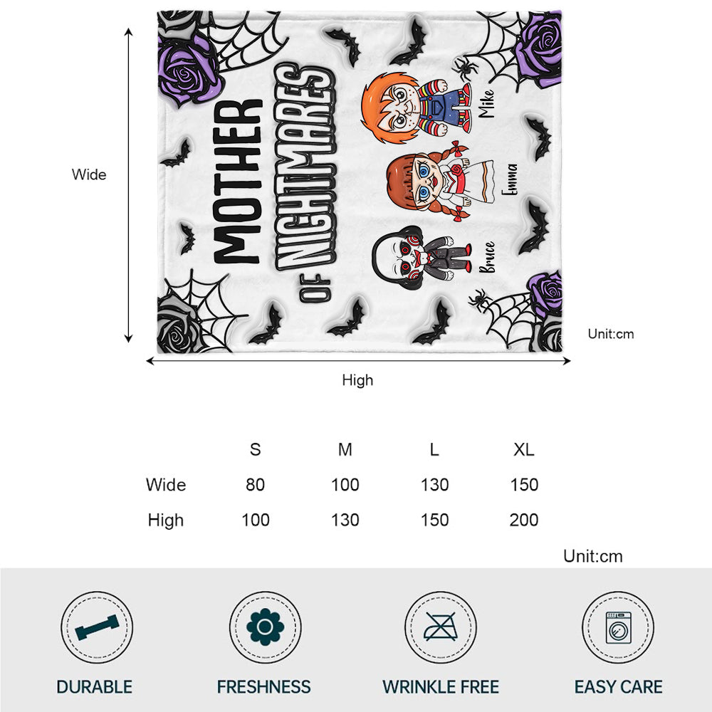 Mother Of Nightmares - Personalized Mother Blanket