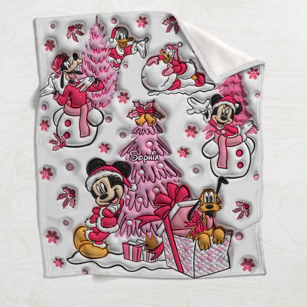 Let It Snow - Personalized Mouse Blanket