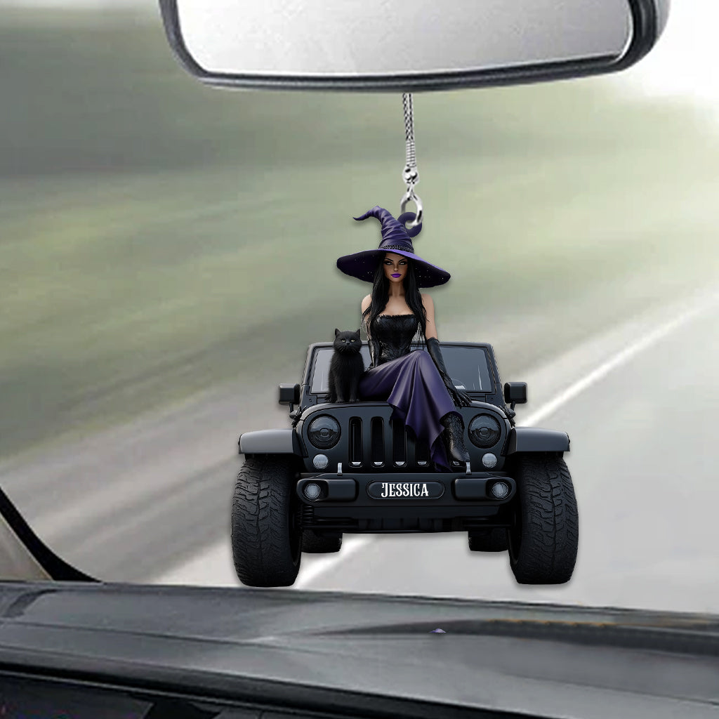 My Broom Broke So Now I Drive - Personalized Car Car Ornament